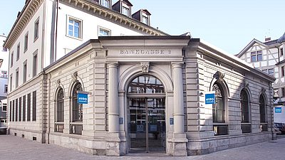 Außenansicht Niederlassung St. Gallen der Hypo Vorarlberg
