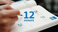 Kalender - 12 Monate Ausbildung